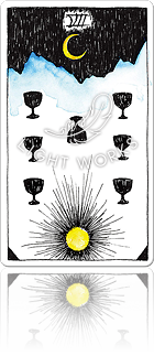 seven of cups（カップの７）