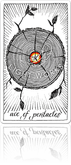 ace of pentacles（ペンタクルのエース）