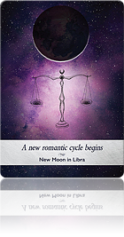 A new romantic cycle begins（ロマンスの始まり（天秤座の新月））