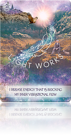 I release energy that is blocking my inner vibrational flow（自分の内なる波動の流れを阻むエネルギーをすべて手放します）