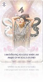 I am evolving as a soul when I am aware of my soul’s journey（わたしは自分の魂の旅を認識し、魂として進化しています）