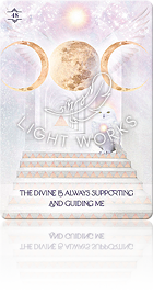 The divine is always supporting and guiding me（聖なるものはつねにわたしを支え、導いてくれています）