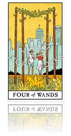 FOUR OF WANDS（ワンドの４）