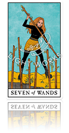 SEVEN OF WANDS（ワンドの７）