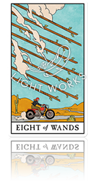 EIGHT OF WANDS（ワンドの８）