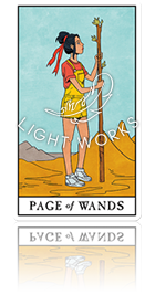 PAGE OF WANDS（ワンドのペイジ）