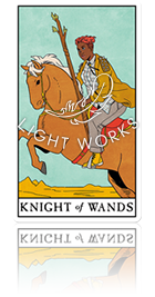 KNIGHT OF WANDS（ワンドのナイト）