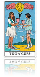 TWO OF CUPS（カップの２）