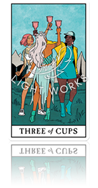 THREE OF CUPS（カップの３）