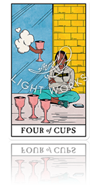 FOUR OF CUPS（カップの４）