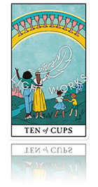 TEN OF CUPS（カップの 10）