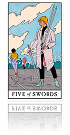 FIVE OF SWORD（ソードの５）
