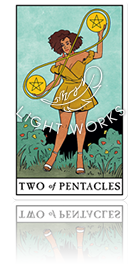 TWO OF PENTACLES（ペンタクルの２）